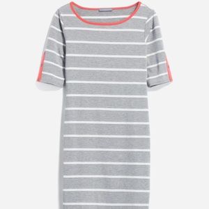 Grey Stripe knit dress